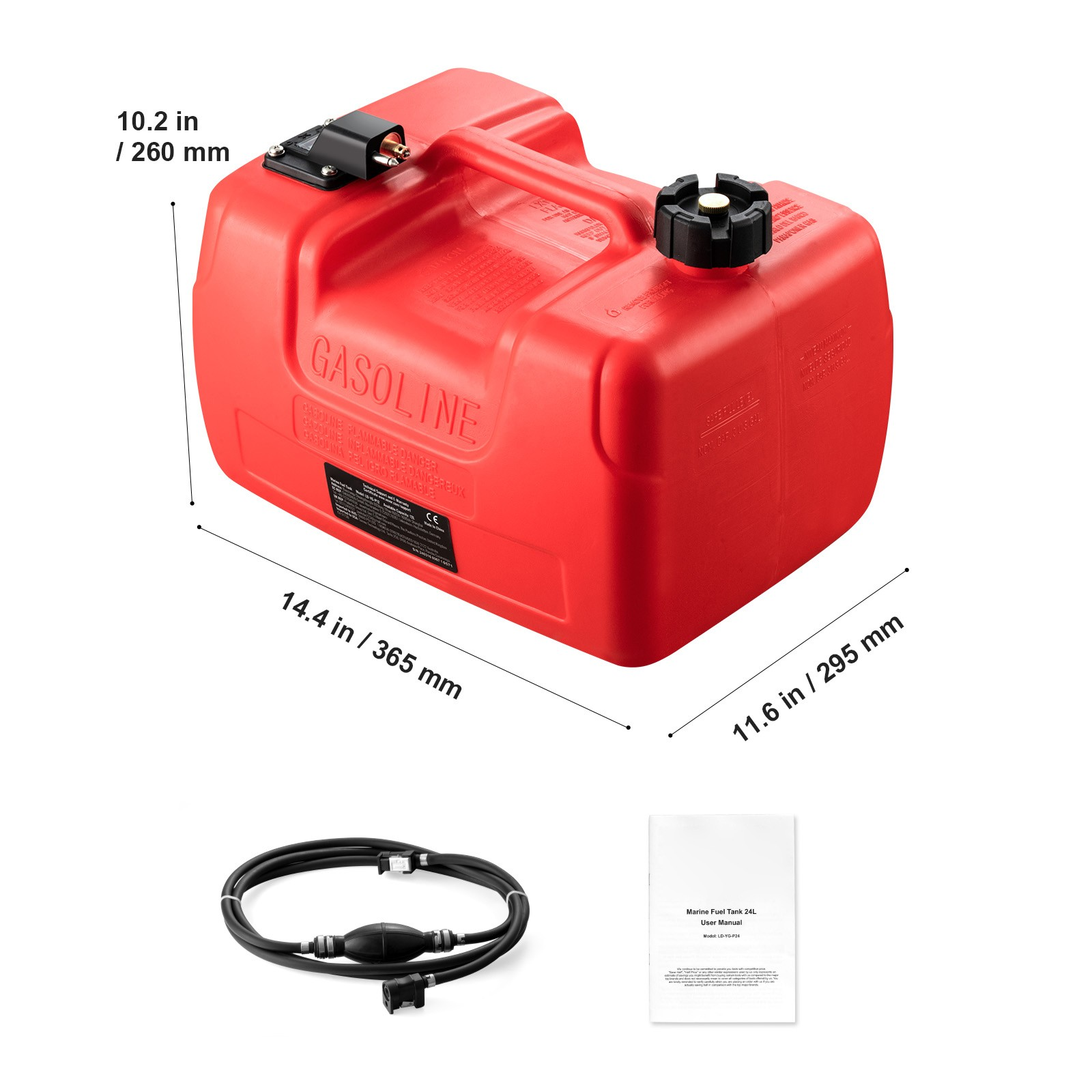 marine kraftstofftank 12l tragbar bootstank außenbordmotor rot marine kraftstofftank 12l tragbar bootstank außenbordmotor rot