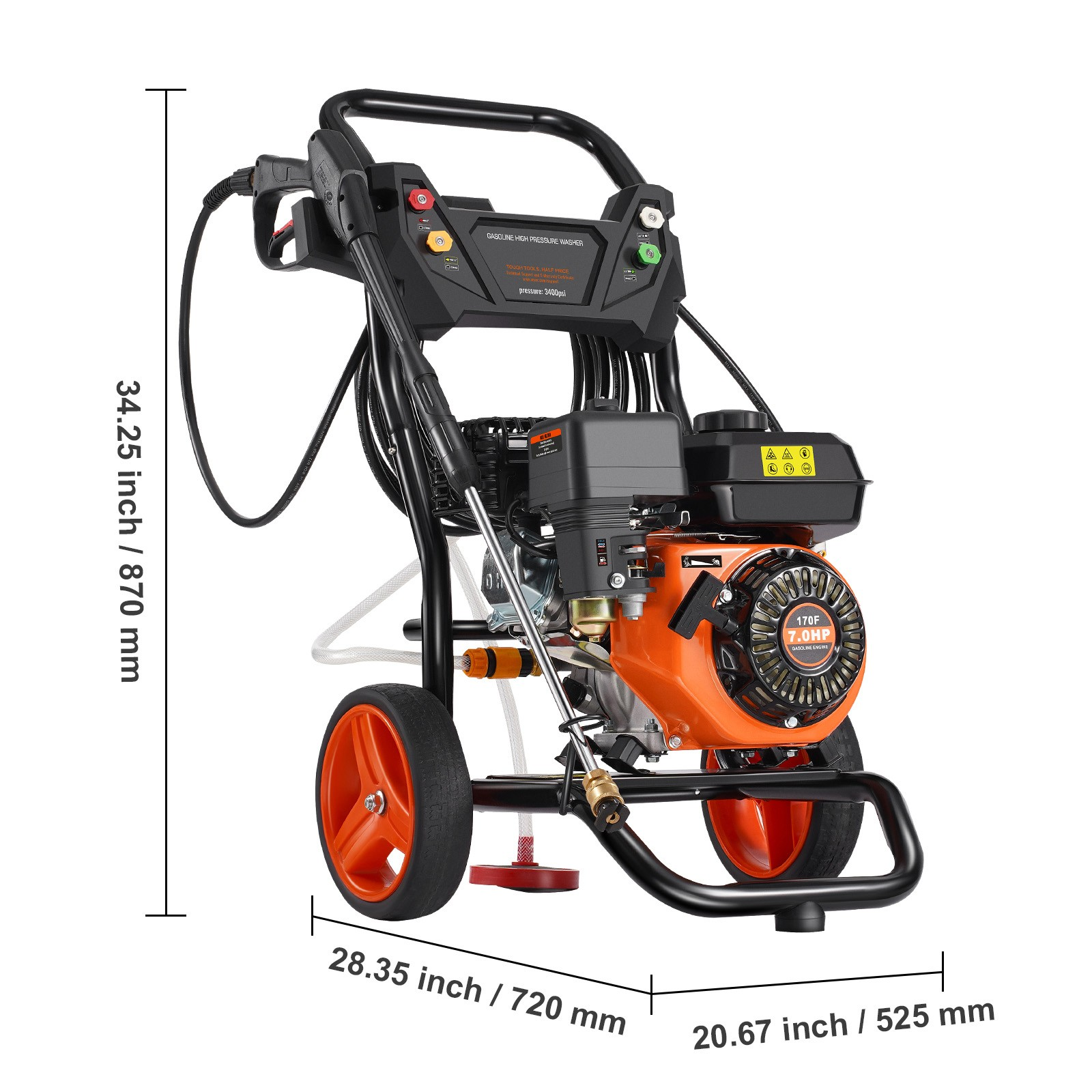 benzin hochdruckreiniger 3400 psi 10l/min 5 düsen autos terrasse haus vertikal benzin hochdruckreiniger 3400 psi 10l/min 5 düsen autos terrasse haus vertikal