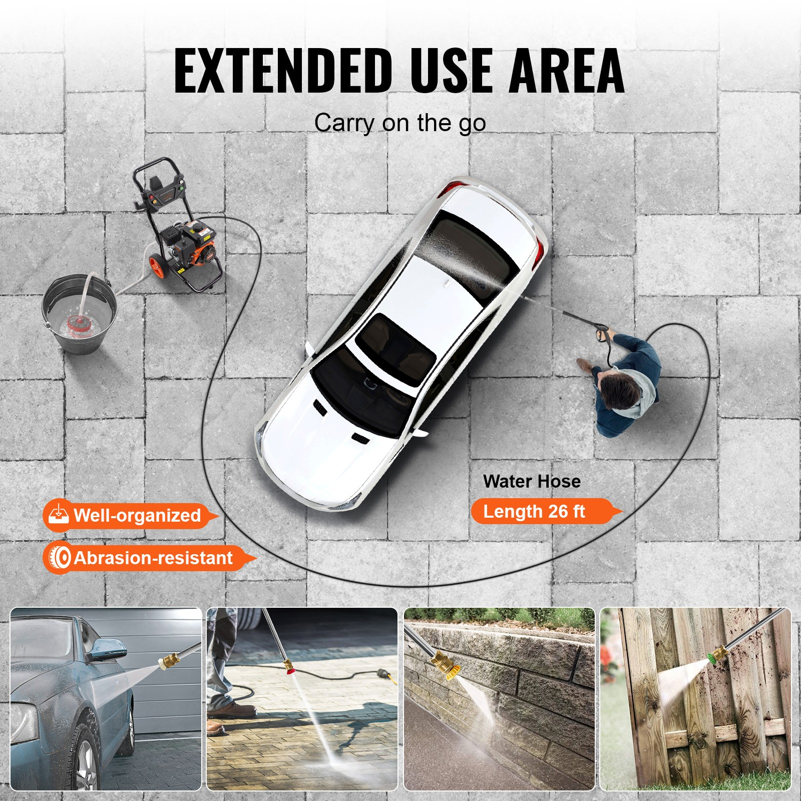 benzin hochdruckreiniger 3400 psi 10l/min 5 düsen autos terrasse haus vertikal benzin hochdruckreiniger 3400 psi 10l/min 5 düsen autos terrasse haus vertikal