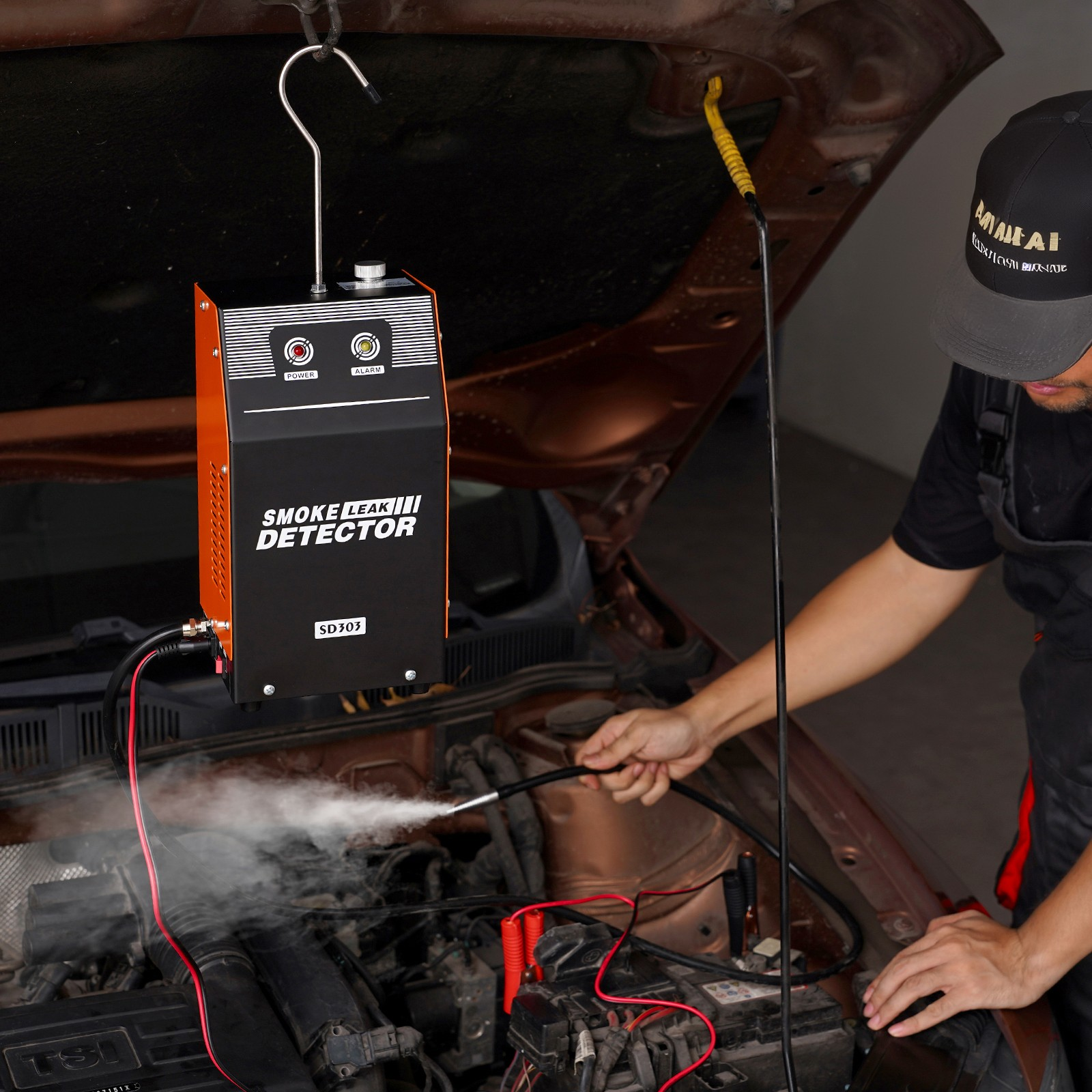 kfz nebelmaschine lecksucher evap 8l/min rauchmaschine auto diagnose abgas kfz nebelmaschine lecksucher evap 8l/min rauchmaschine auto diagnose abgas