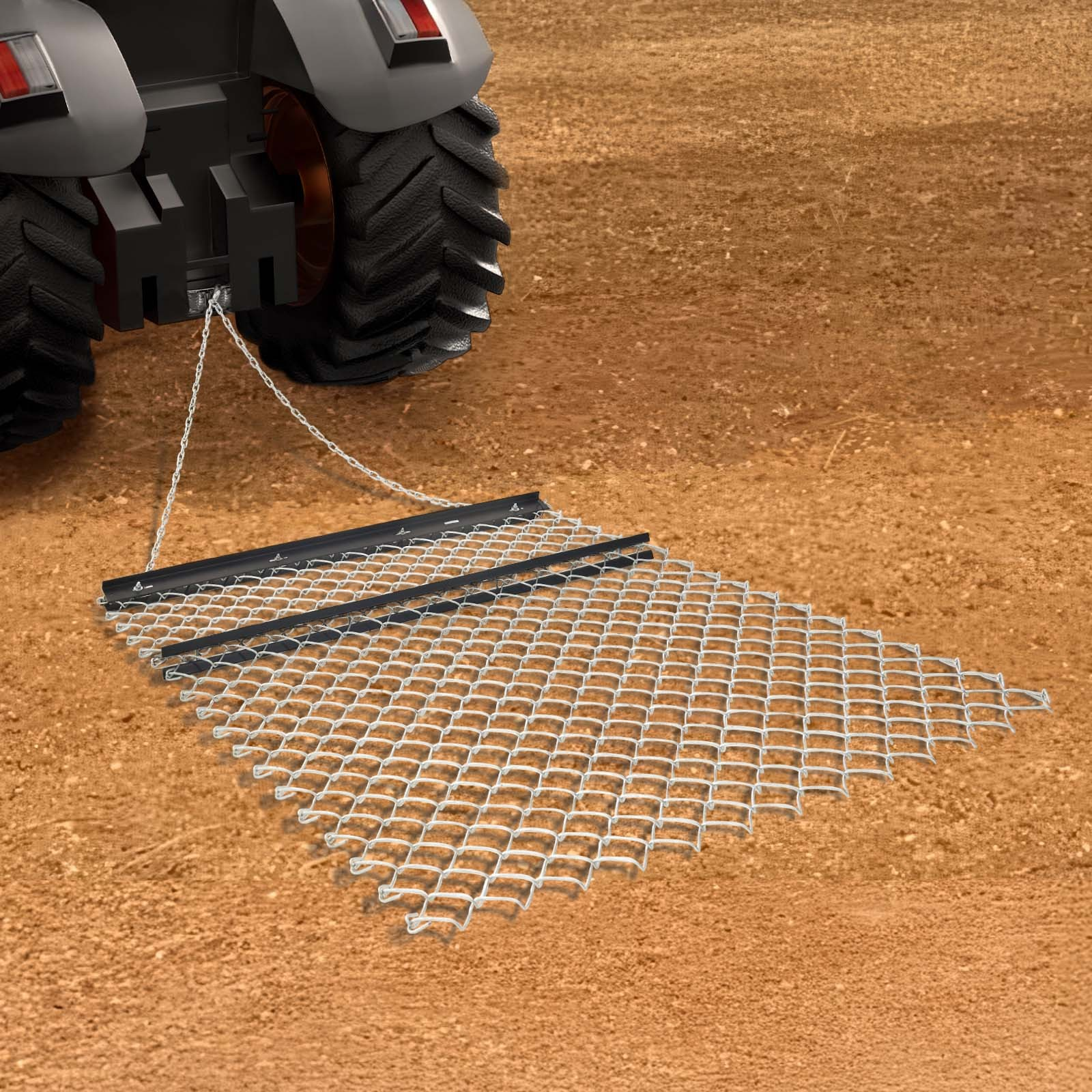 wiesenegge 1520x1240x57mm schleppegge wiesenschleppe feldegge für atv utv wiesenegge 1520x1240x57mm schleppegge wiesenschleppe feldegge für atv utv