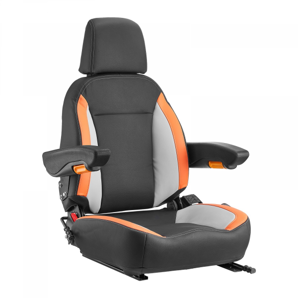 gabelstaplersitz traktorsitz schleppersitz verstellbar 520x590x820mm kopfstütze