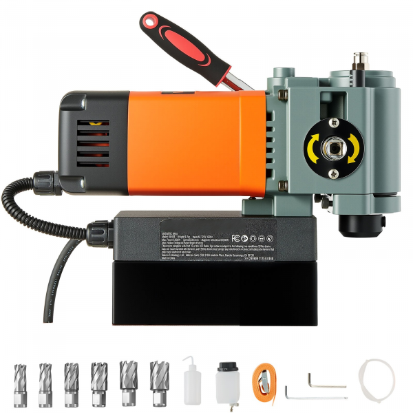 1300w magnetbohrmaschine low profile 35mm kernbohrer 45mm tiefe 650u/min baustahl