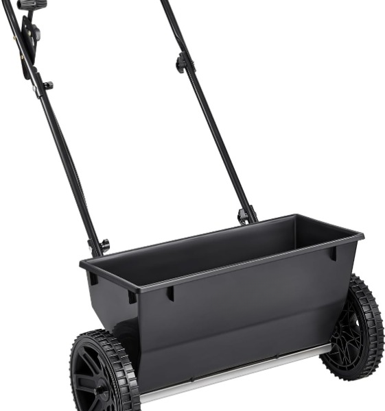 streuwagen 22 kg schleuderstreuer 46cm 30 stufen dünger saatgut salz rasen wege