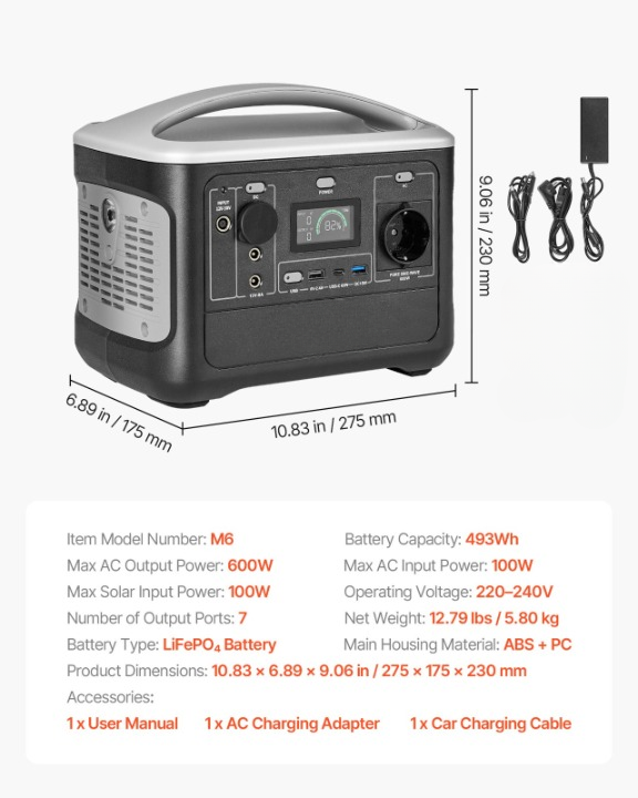 powerstation 600w 493wh solargenerator 7 ausgänge notstrom camping wohnmobil powerstation 600w 493wh solargenerator 7 ausgänge notstrom camping wohnmobil