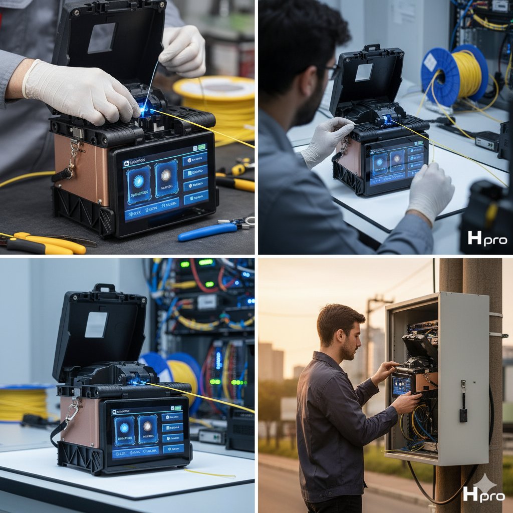 glasfaser spleißgerät fiber fusion splicer 4 motoren fusions spleiß glasfaser spleißgerät fiber fusion splicer 4 motoren fusions spleiß