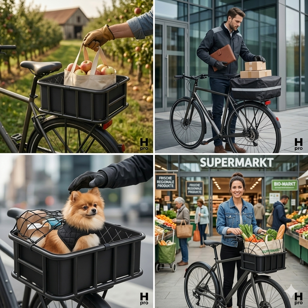 fahrradkorb hinten gepäckträger 435x330x155 mm mit gepäcknetz fahrradkorb hinten gepäckträger 435x330x155 mm mit gepäcknetz