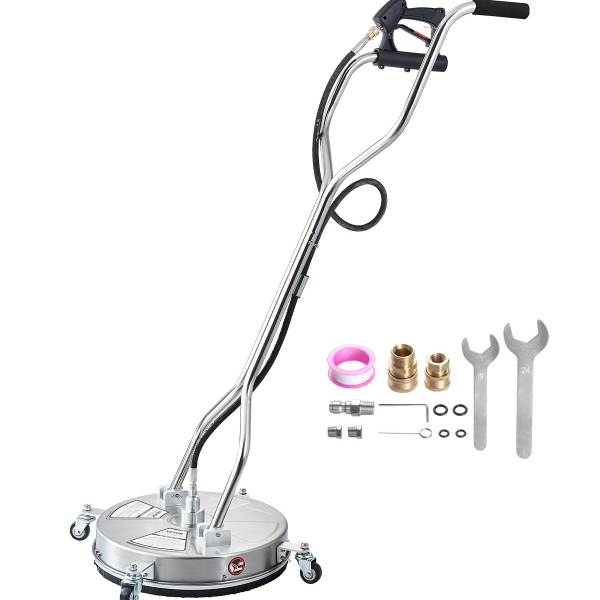 hochdruckreiniger flächenreiniger 46cm edelstahl 4000 psi 4 räder doppelgriff