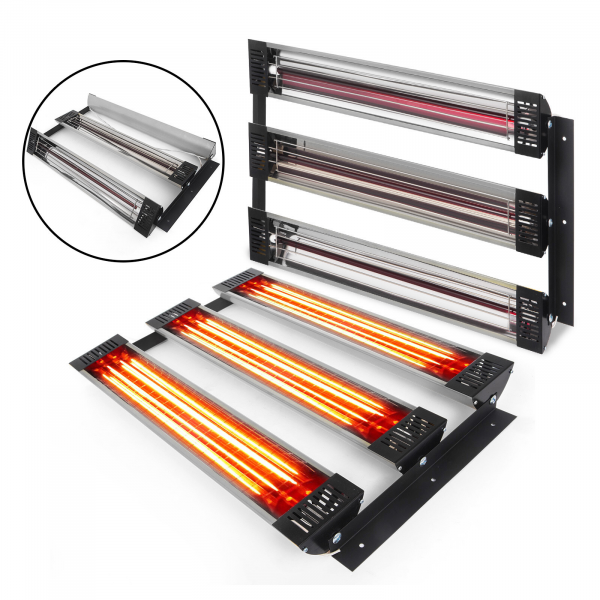 3000w infrarot lacktrockner sprühkabinenlampe 2 sets farbtrockner auto werkstatt