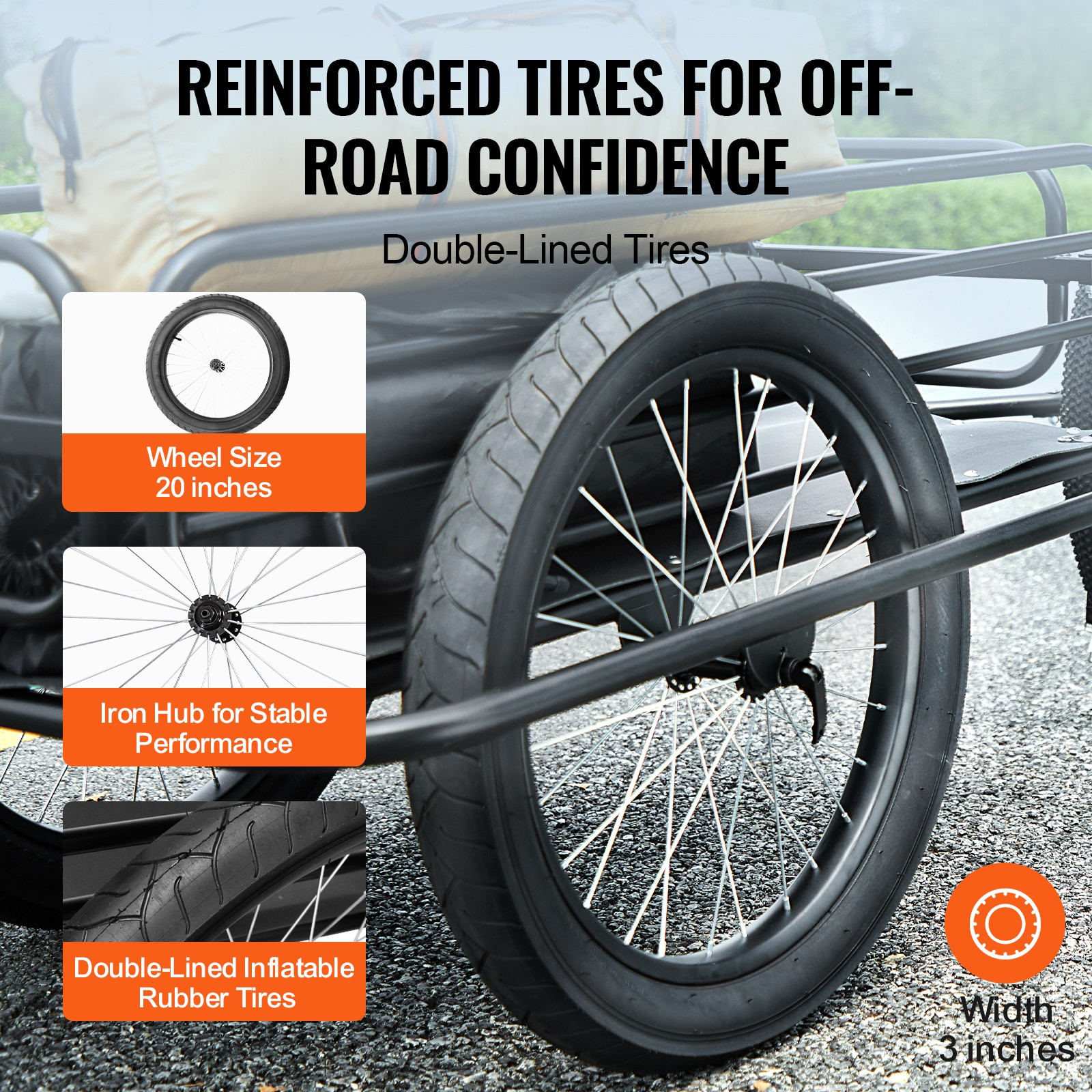 fahrradanhänger 125 kg faltbar transportanhänger 20 zoll karbonstahl fahrradanhänger 125 kg faltbar transportanhänger 20 zoll karbonstahl