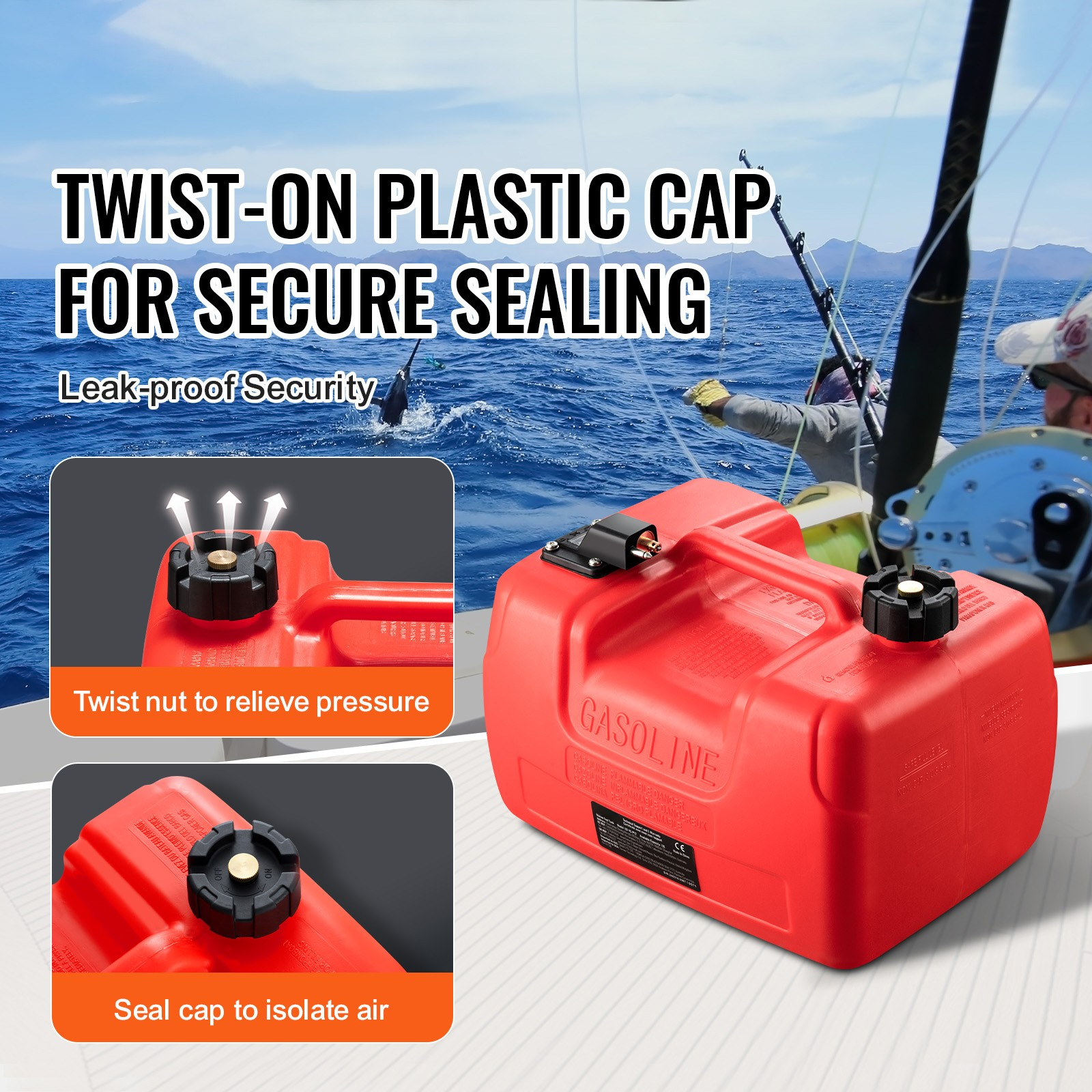 marine kraftstofftank 12l tragbar bootstank außenbordmotor rot marine kraftstofftank 12l tragbar bootstank außenbordmotor rot