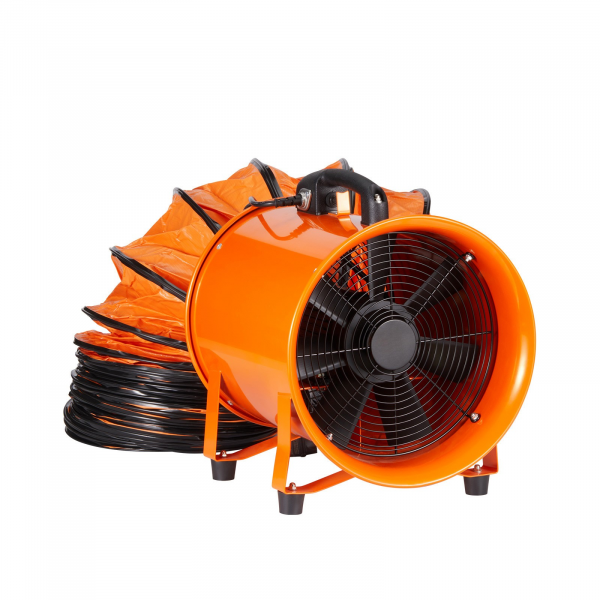 bauventilator 367w 4373m³/h 2800u/min baulüfter axial 10m schlauch industrie