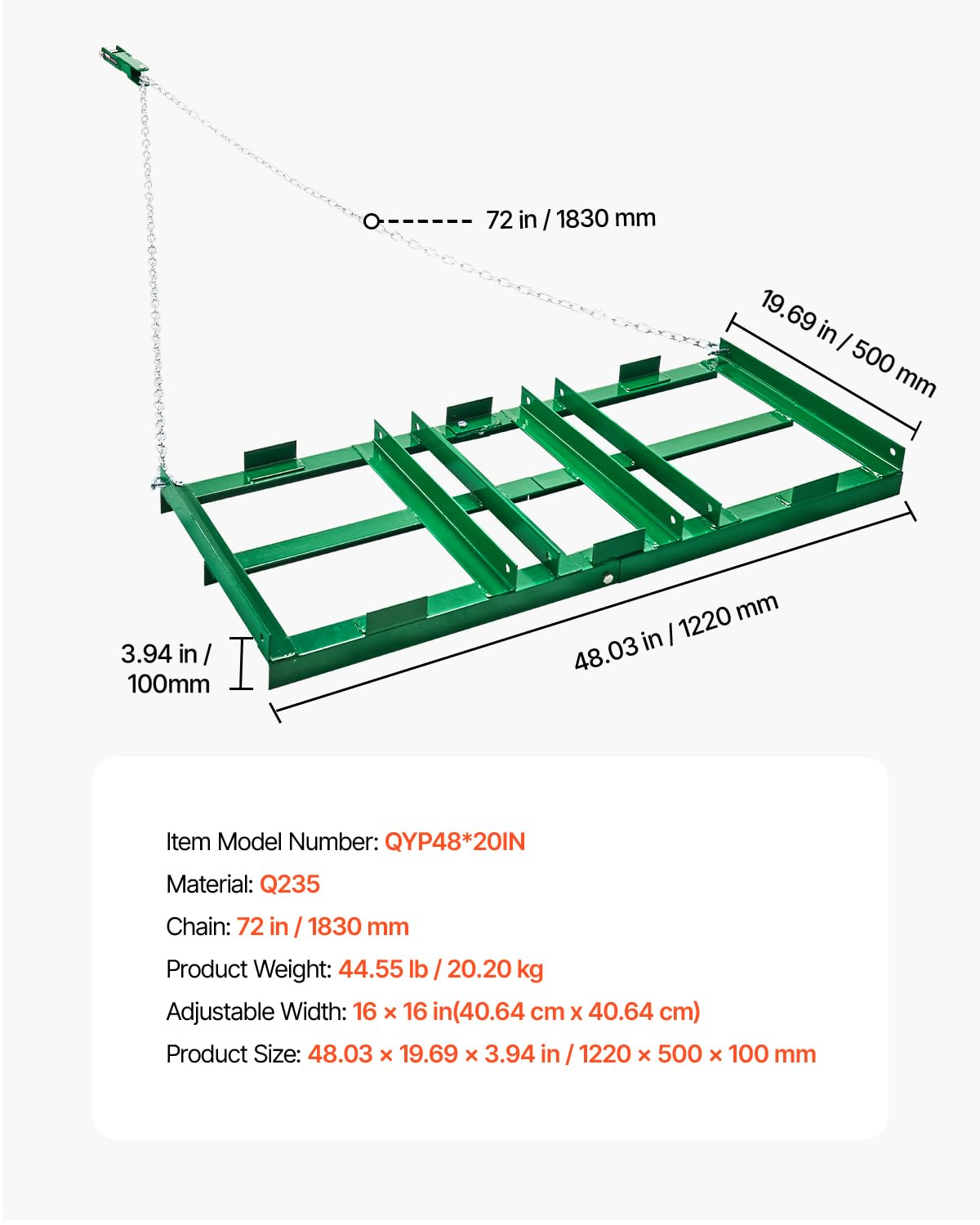schleppegge wiesenegge feldegge 1220x500mm rasentraktor wiesenschleppe schleppegge wiesenegge feldegge 1220x500mm rasentraktor wiesenschleppe