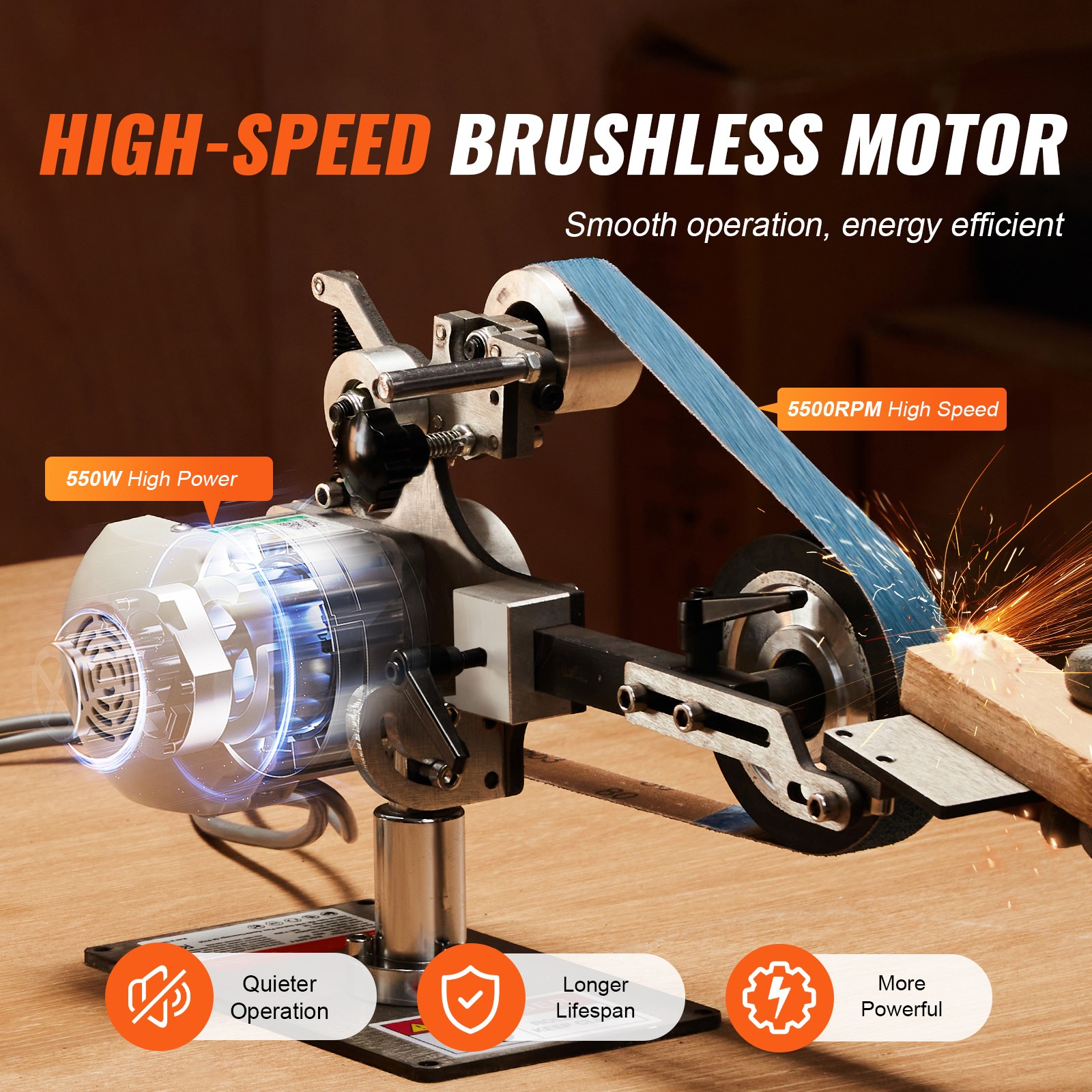 bandschleifmaschine 762x25mm vfd 2 schleifmodi metall holz polieren schärfen tischschleifer bandschleifmaschine 762x25mm vfd 2 schleifmodi metall holz polieren schärfen tischschleifer