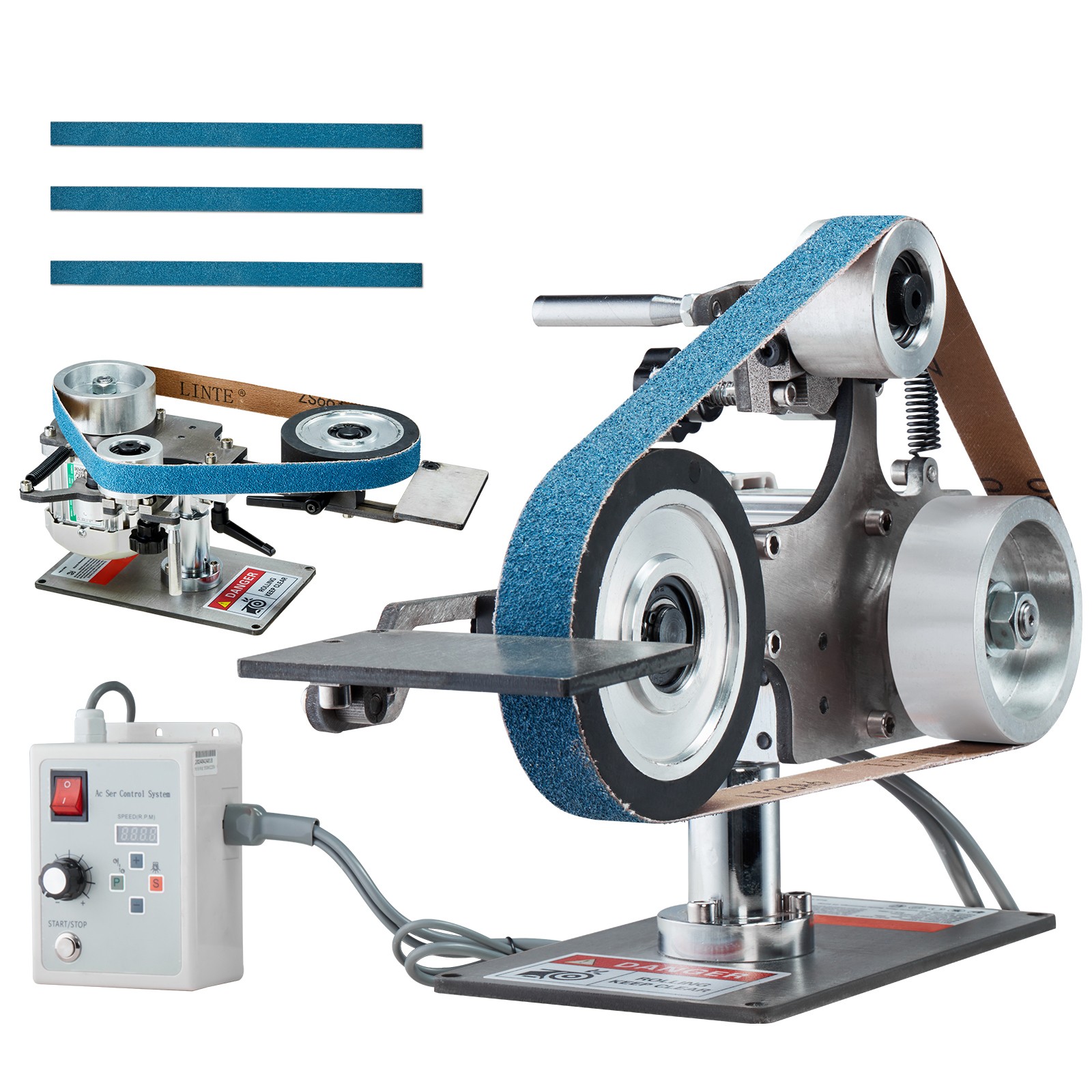 bandschleifmaschine 762x25mm vfd 2 schleifmodi metall holz polieren schärfen tischschleifer bandschleifmaschine 762x25mm vfd 2 schleifmodi metall holz polieren schärfen tischschleifer