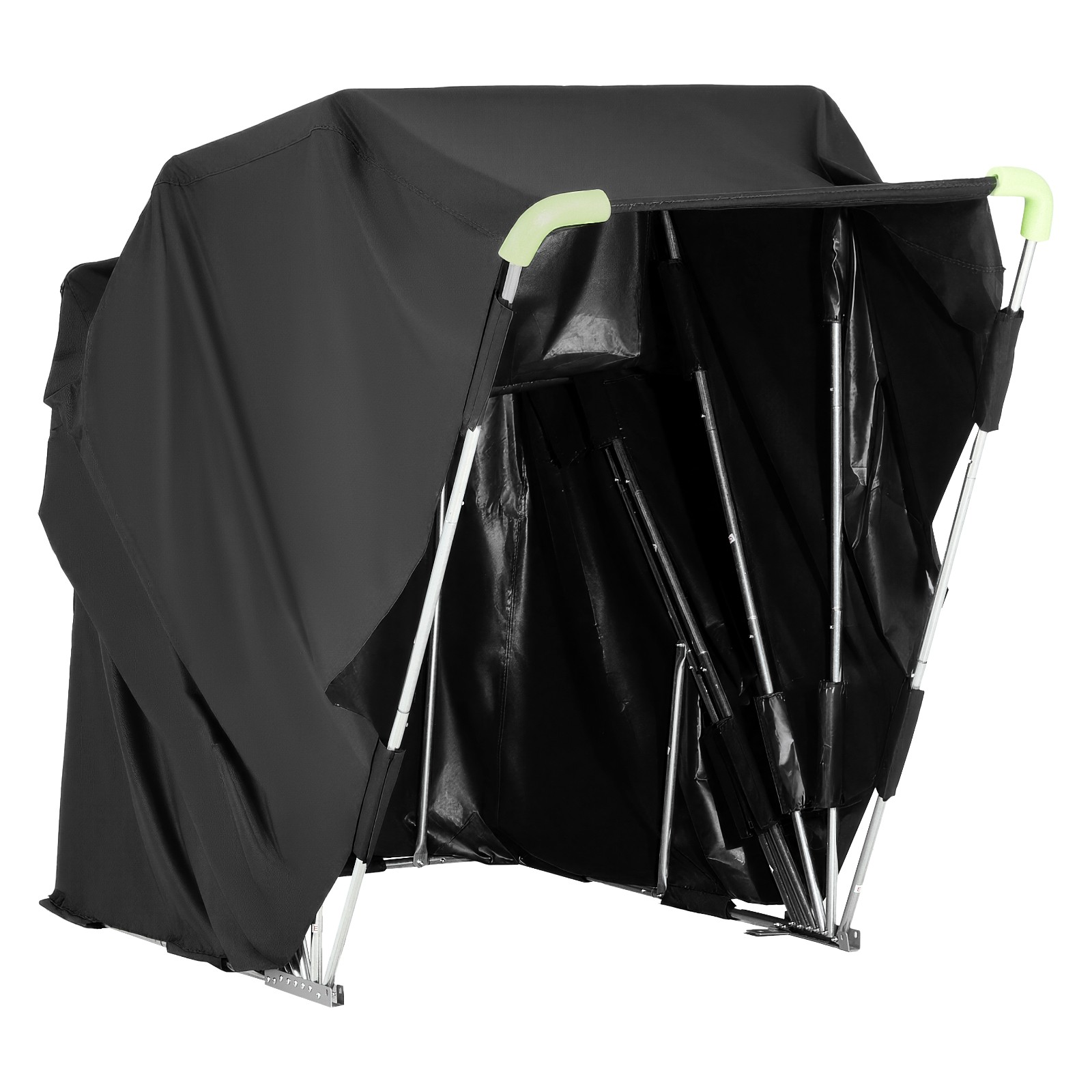 motorrad zeltgarage 279x109x160 cm allwetter schutz faltgarage mit schloss motorrad zeltgarage 279x109x160 cm allwetter schutz faltgarage mit schloss