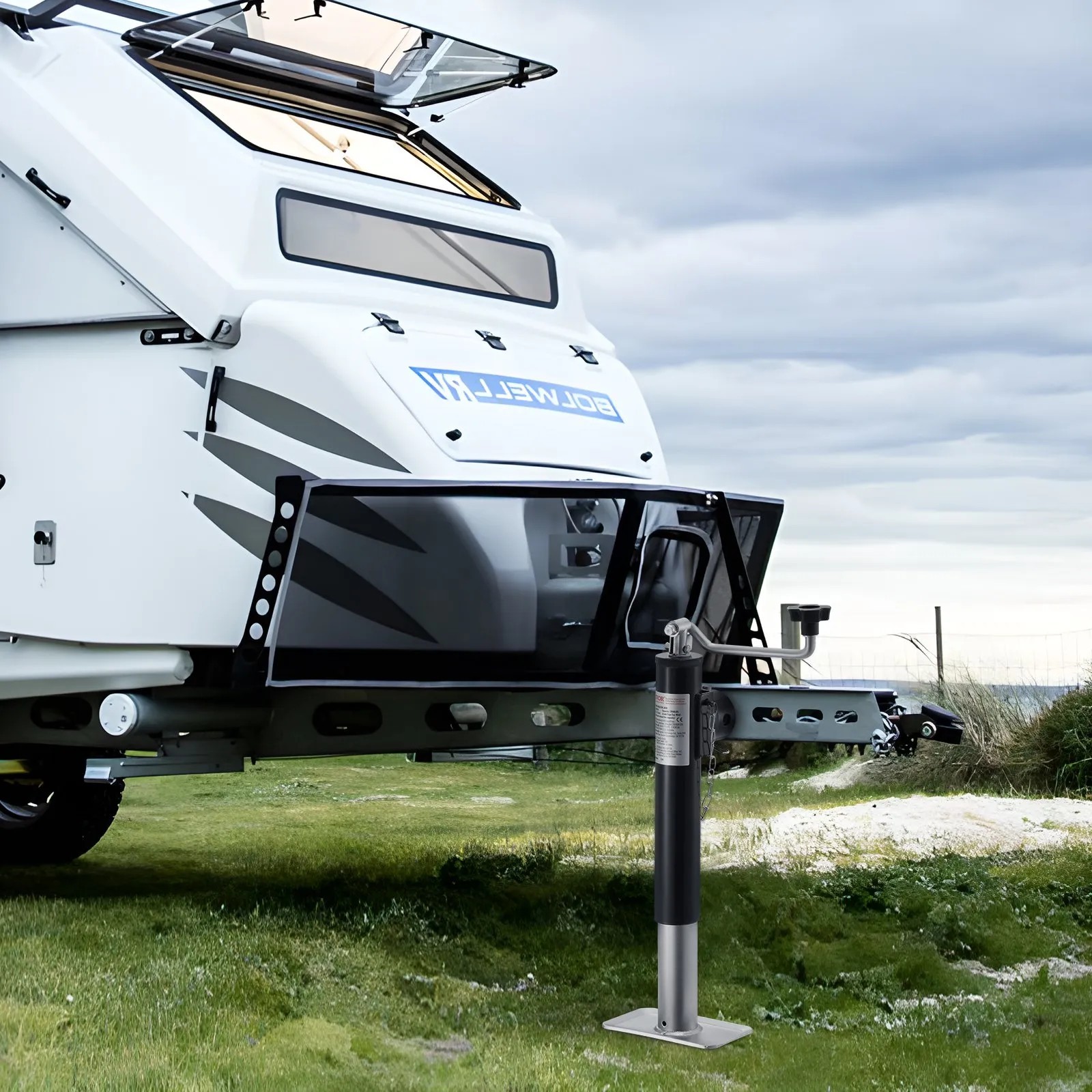 anhängerheber 907kg ausdrehstütze abstellstütze für anhänger 283 533mm anhängerheber 907kg ausdrehstütze abstellstütze für anhänger 283 533mm