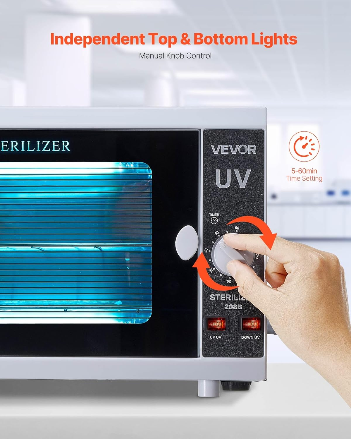 uv sterilisator 12 l / 12 w – nagelwerkzeug reinigungsmaschine mit timer uv sterilisator 12 l / 12 w – nagelwerkzeug reinigungsmaschine mit timer