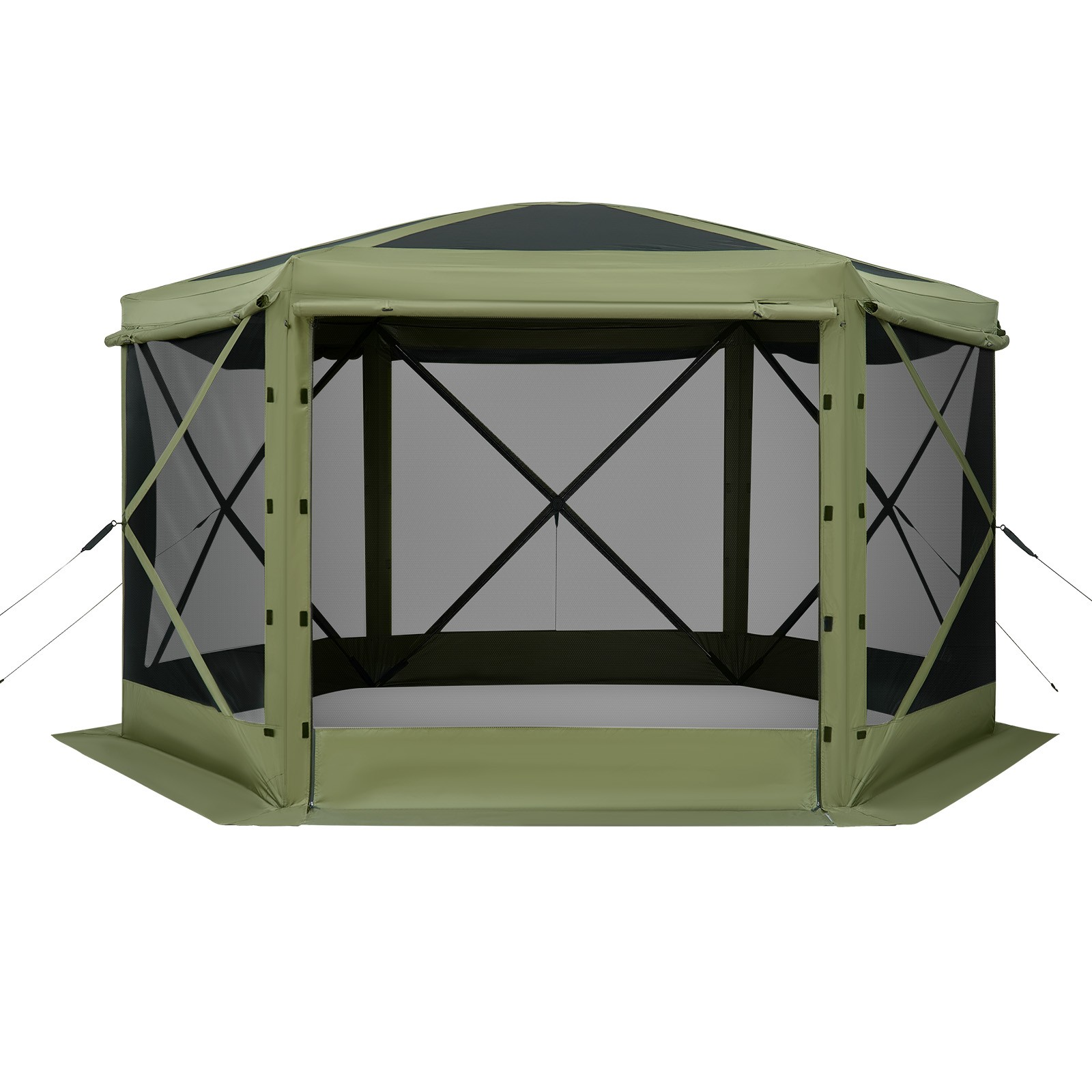 großer pop up pavillon 6 seitig 3,6×3,6m abnehmbares dach 8–10 personen großer pop up pavillon 6 seitig 3,6×3,6m abnehmbares dach 8–10 personen