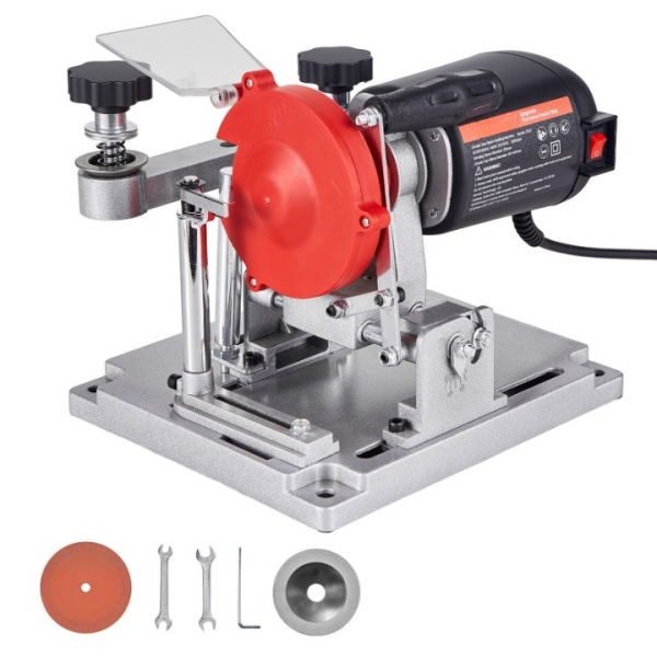 kreissägeblattschärfgerät 140 w – 5700 u/min, 100 mm schleifscheibe