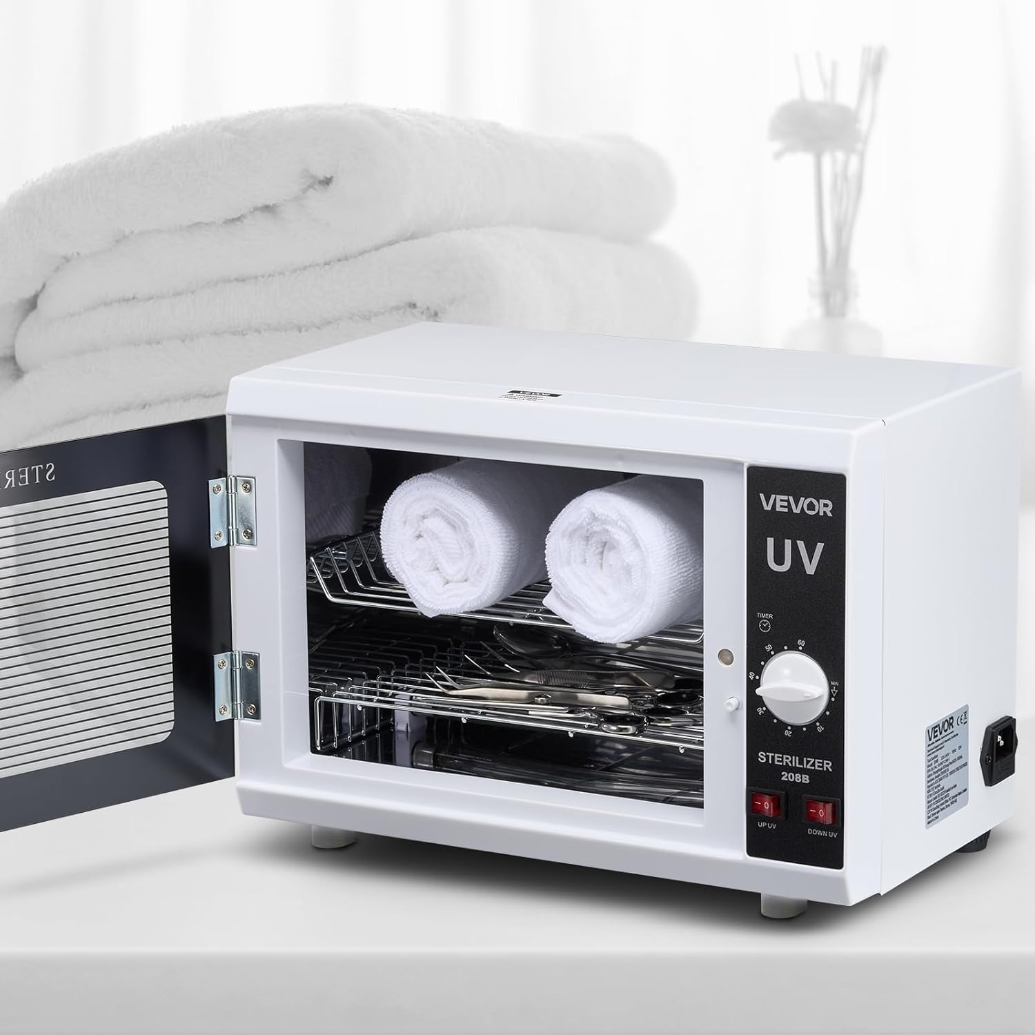 uv sterilisator 12 l / 12 w – nagelwerkzeug reinigungsmaschine mit timer uv sterilisator 12 l / 12 w – nagelwerkzeug reinigungsmaschine mit timer