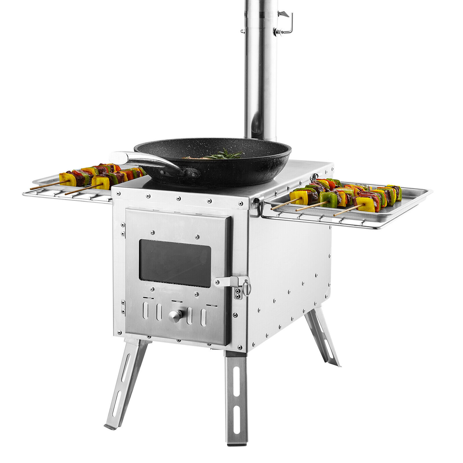 tragbarer holzofen camping & outdoor edelstahl zeltofen mit kamin & zubehör heiz tragbarer holzofen camping & outdoor edelstahl zeltofen mit kamin & zubehör heiz