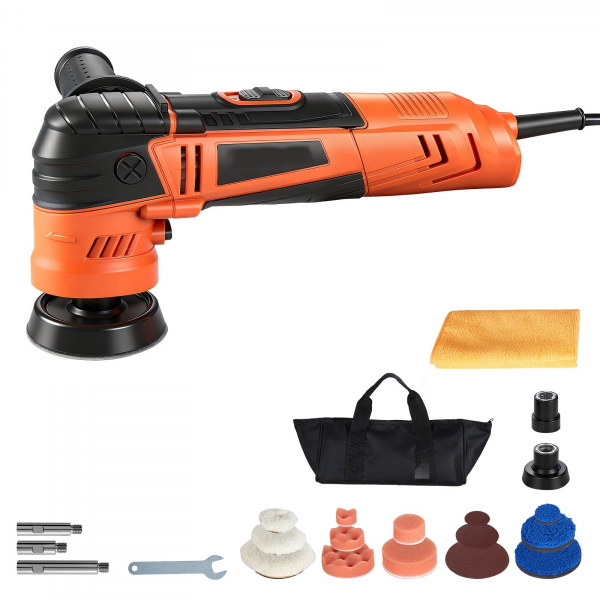 auto poliermaschine 30/50/76mm 600w profi polierer 6 stufen set