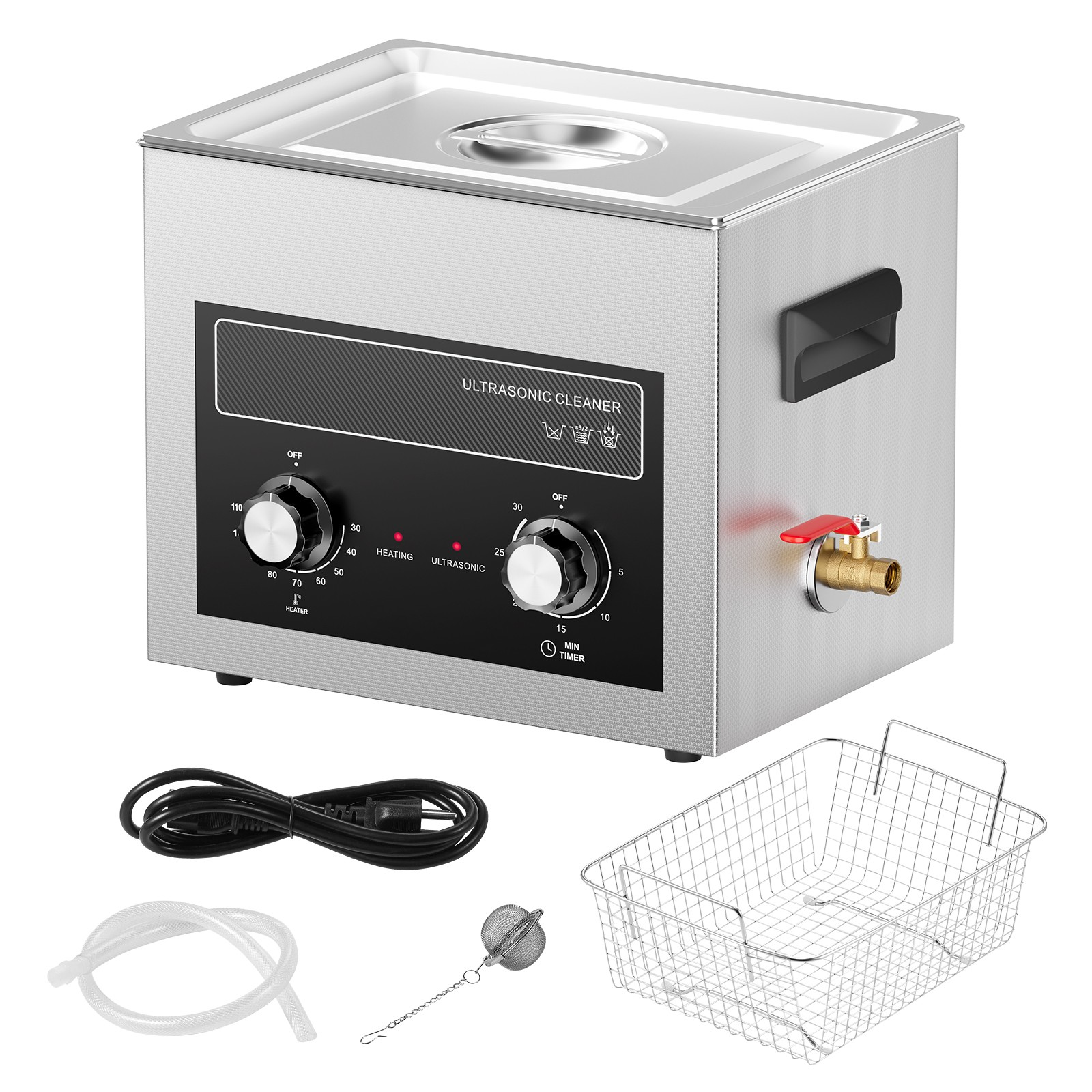 10l ultraschallreiniger mit heizungstimer & korb digitale schallmaschine 10l ultraschallreiniger mit heizungstimer & korb digitale schallmaschine