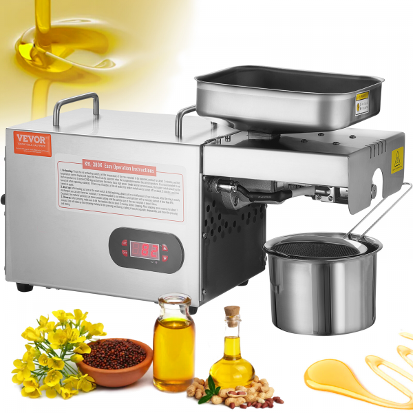 elektrische Ölpresse maschine 850w edelstahl Öl extraktor sesam samen