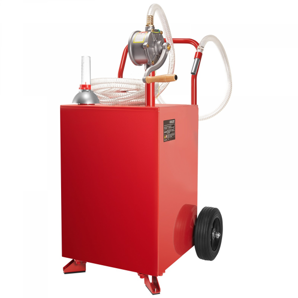 kraftstofftrolley 75l benzin diesel manuelle pumpe 3m schlauch mobil