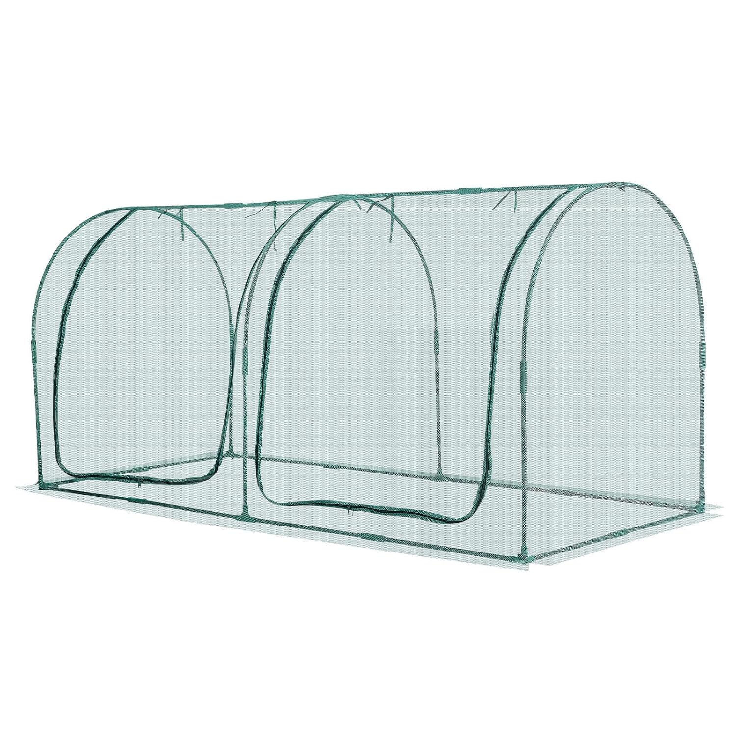 pflanzenschutzzelt 2489x120x120cm pflanzenkäfig gewächshaus garten reißverschluss pflanzenschutzzelt 2489x120x120cm pflanzenkäfig gewächshaus garten reißverschluss