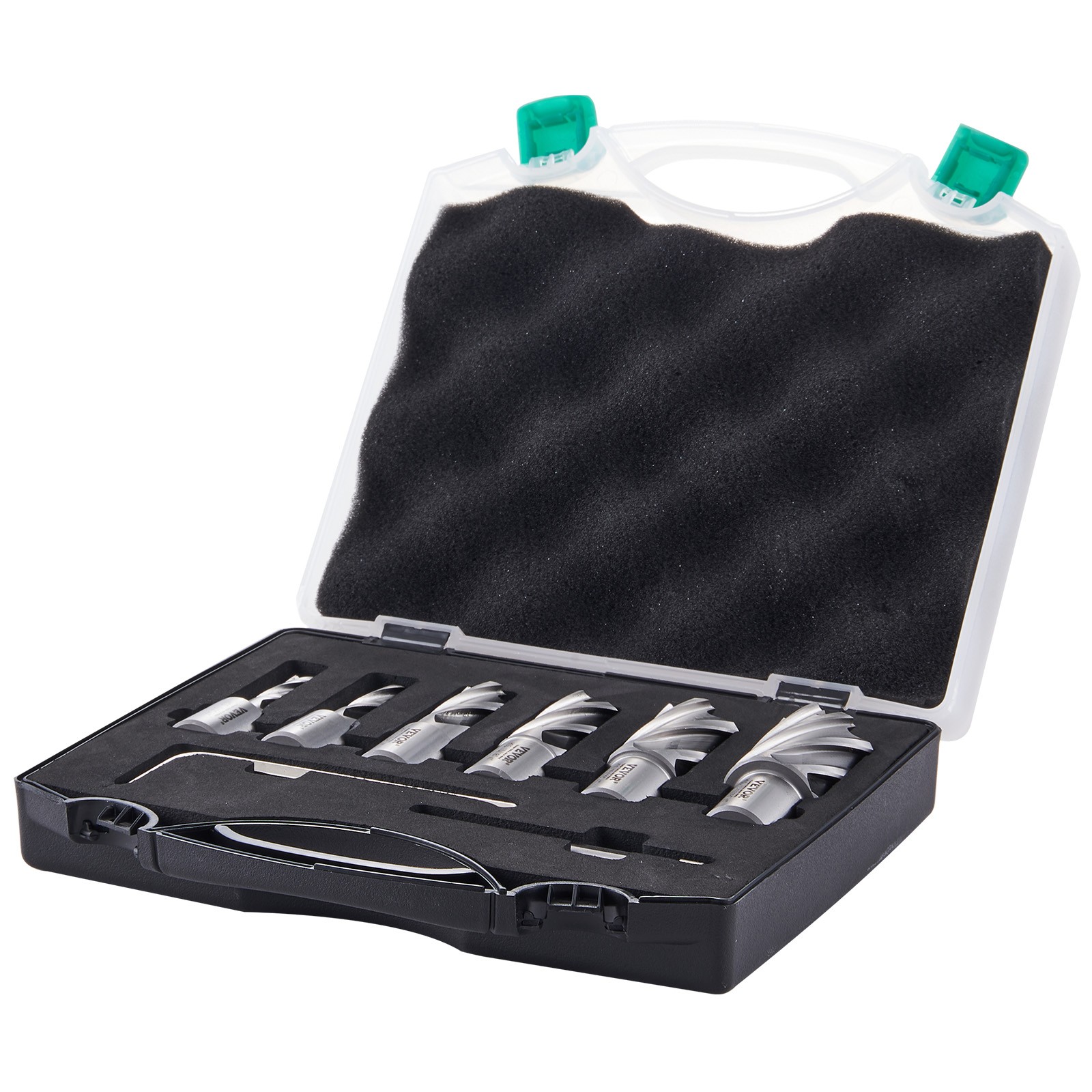 kronenbohrer set 6 tlg metall m2al kernbohrer 25,4mm ringschneider set kronenbohrer set 6 tlg metall m2al kernbohrer 25,4mm ringschneider set