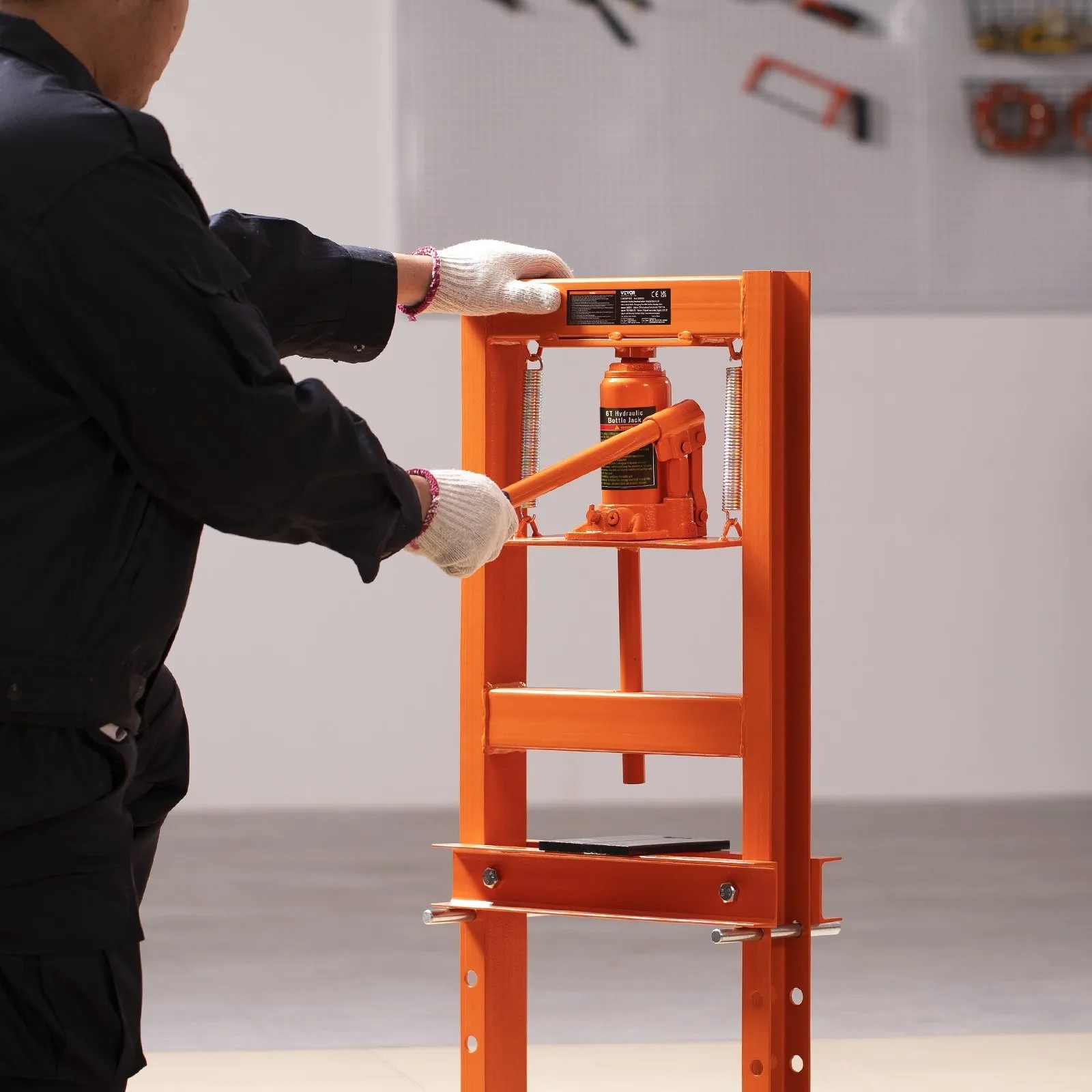 werkstattpresse hydraulikpresse 6 tonnen lagerpresse 55 250mm hubhöhe 110 mm werkstattpresse hydraulikpresse 6 tonnen lagerpresse 55 250mm hubhöhe 110 mm