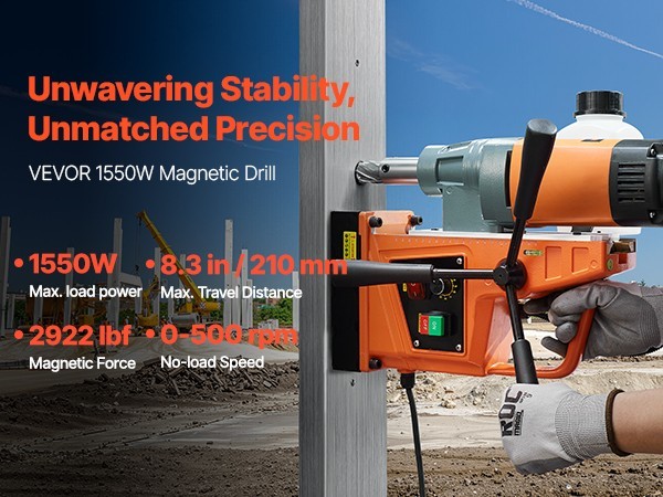 profi magnetbohrmaschine 1550w 50mm kernbohrer industriequalität profi magnetbohrmaschine 1550w 50mm kernbohrer industriequalität