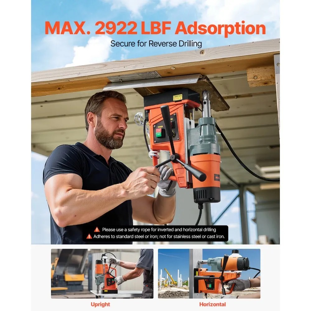 profi magnetbohrmaschine 1550w 50mm kernbohrer industriequalität profi magnetbohrmaschine 1550w 50mm kernbohrer industriequalität