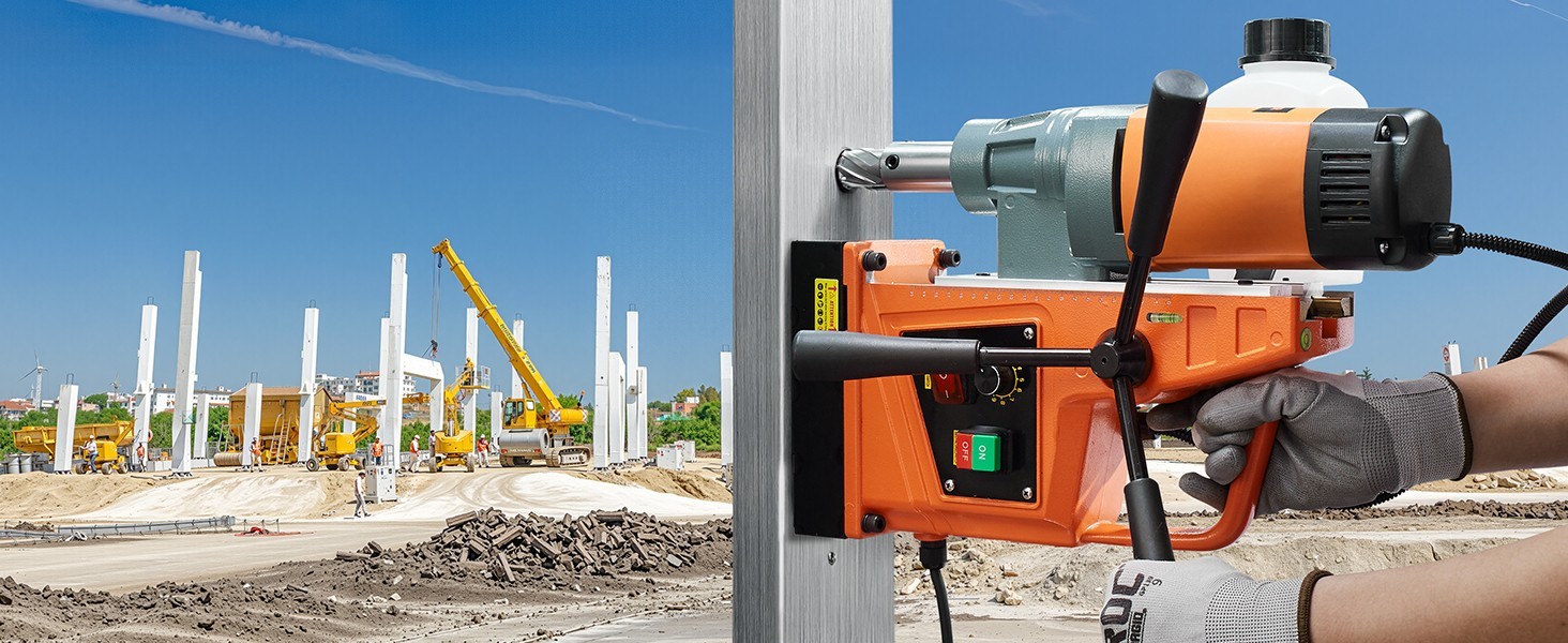 profi magnetbohrmaschine 1550w 50mm kernbohrer industriequalität profi magnetbohrmaschine 1550w 50mm kernbohrer industriequalität