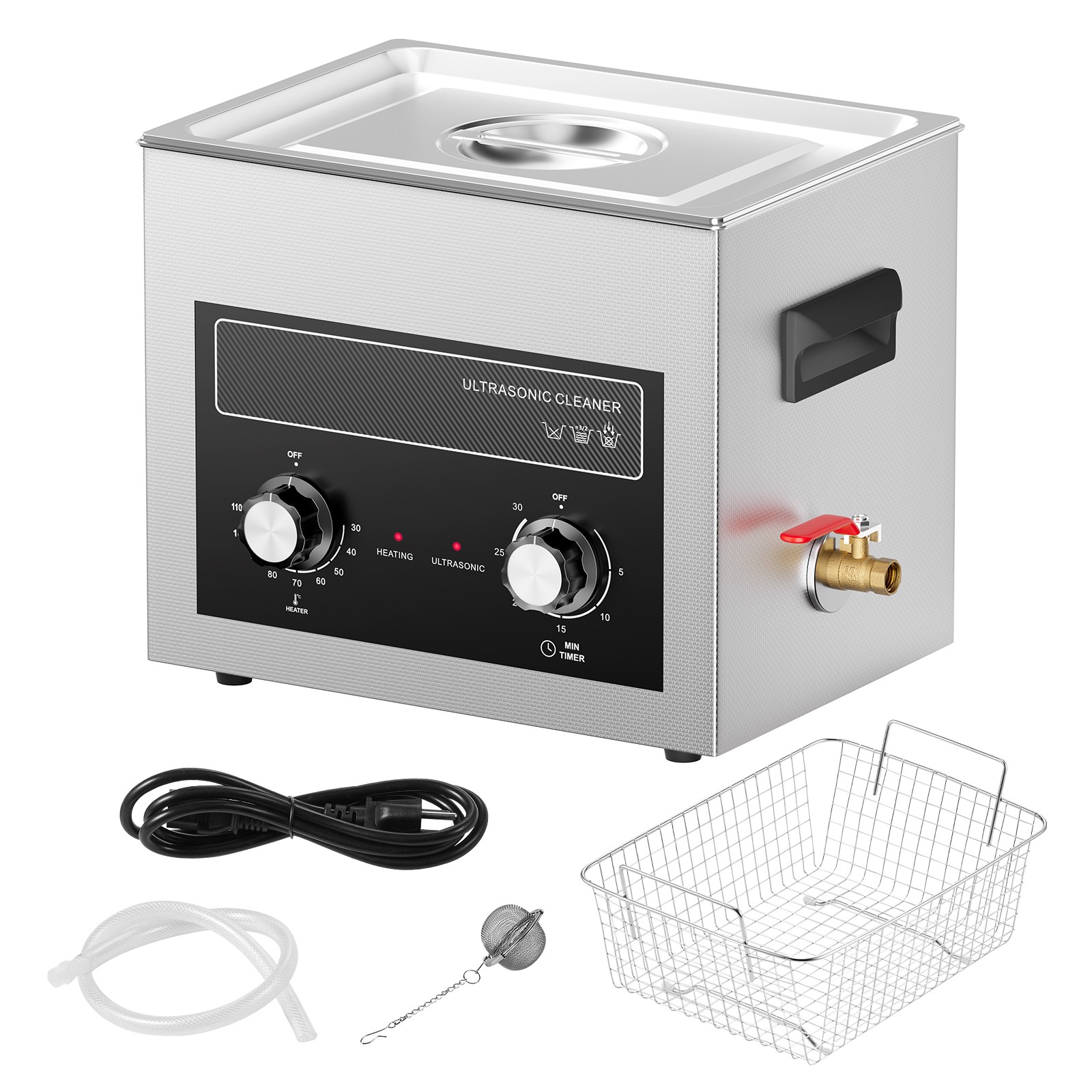 10l ultraschallreiniger mit heizungstimer & korb digitale schallmaschine 10l ultraschallreiniger mit heizungstimer & korb digitale schallmaschine