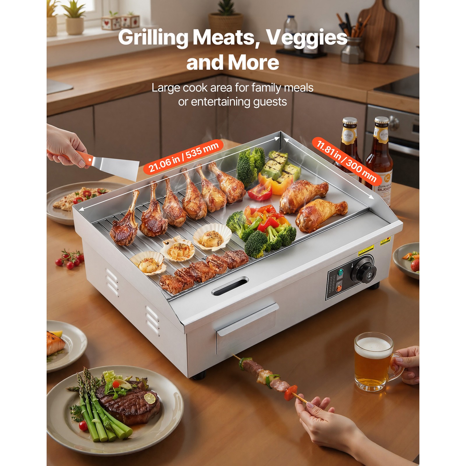 uimoso elektrische tischgrillplat uimoso elektrische tischgrillplat