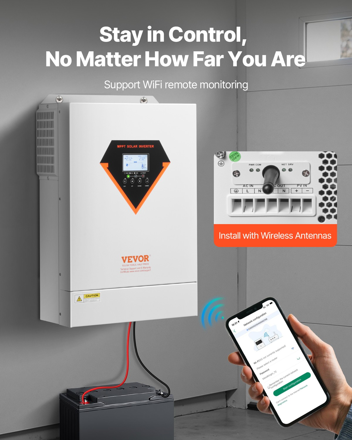 hybrid solar wechselrichter 6kw 220/230v integrierter 120a mppt laderegler hybrid solar wechselrichter 6kw 220/230v integrierter 120a mppt laderegler