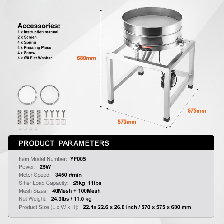 elektrisches vibrationssieb 40 100 maschen siebmaschine edelstahl elektrisches vibrationssieb 40 100 maschen siebmaschine edelstahl