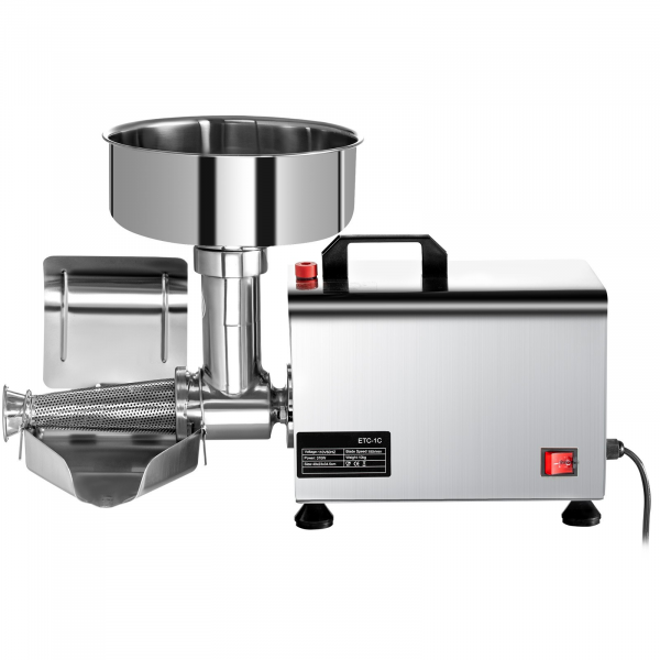 tomatenpresse elektrisch 370w passiergerät obst und gemüsepresse edelstahl