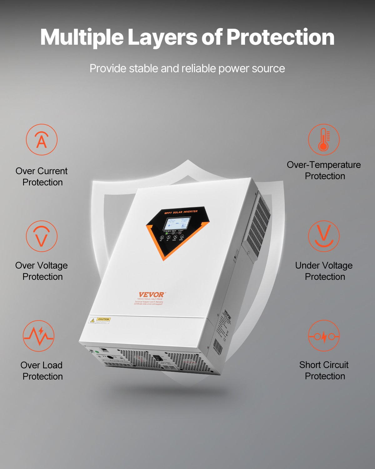 hybrid solar wechselrichter 6kw 220/230v integrierter 120a mppt laderegler hybrid solar wechselrichter 6kw 220/230v integrierter 120a mppt laderegler