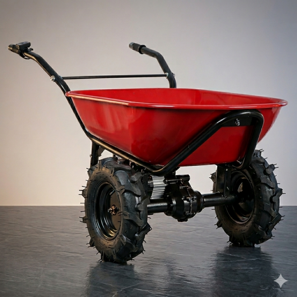 akku schubkarre 260kg elektro schubkarre 40v motor schubkarre