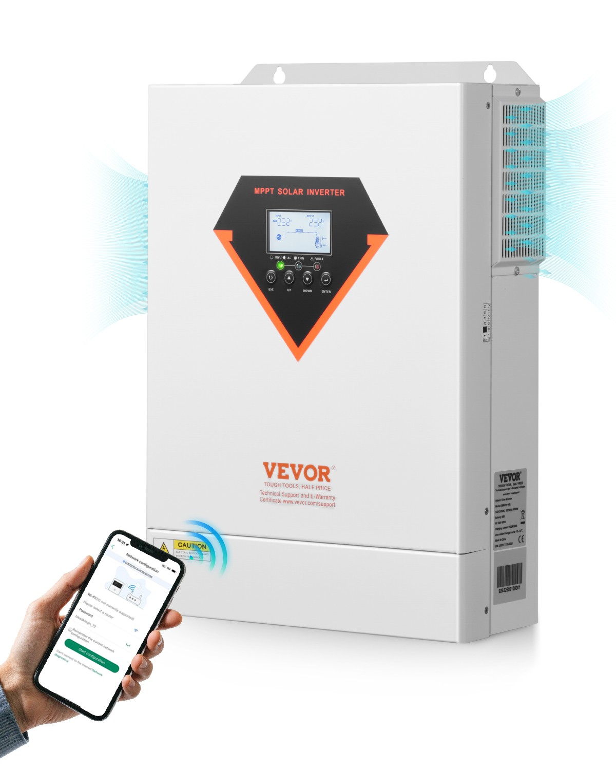 hybrid solar wechselrichter 6kw 220/230v integrierter 120a mppt laderegler hybrid solar wechselrichter 6kw 220/230v integrierter 120a mppt laderegler